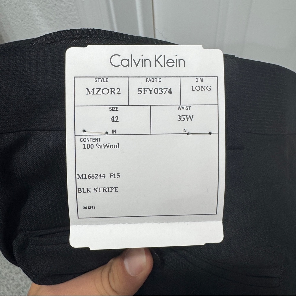 Calvin Klein Black Suit - Picture 7 of 7